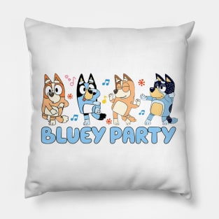 Bluey Party Pillow