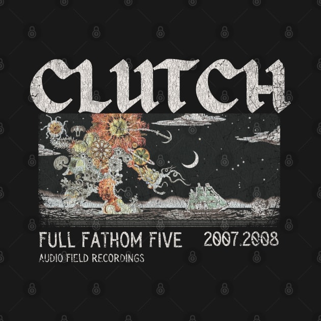 Clutch Vintage 1991 // Full Fathom Five Original Fan Design Artwork by A Design for Life