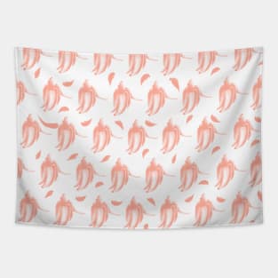 Pink Banana Pattern Tapestry