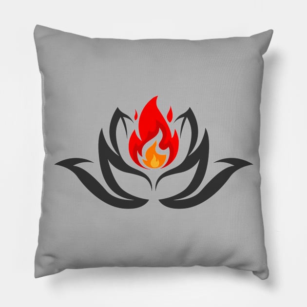 The Anger Guru Logo Pillow by The Anger Guru