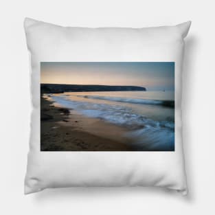 Sunset over Swanage Bay, Dorset Pillow
