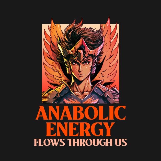 ANABOLIC ENERGY FLOWS THROUGH US - funny gym design by Thom ^_^