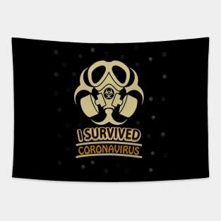 I Survived Corona Virus Tapestry