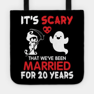 Ghost And Death Couple Husband Wife It's Scary That We've Been Married For 20 Years Since 2000 Tote