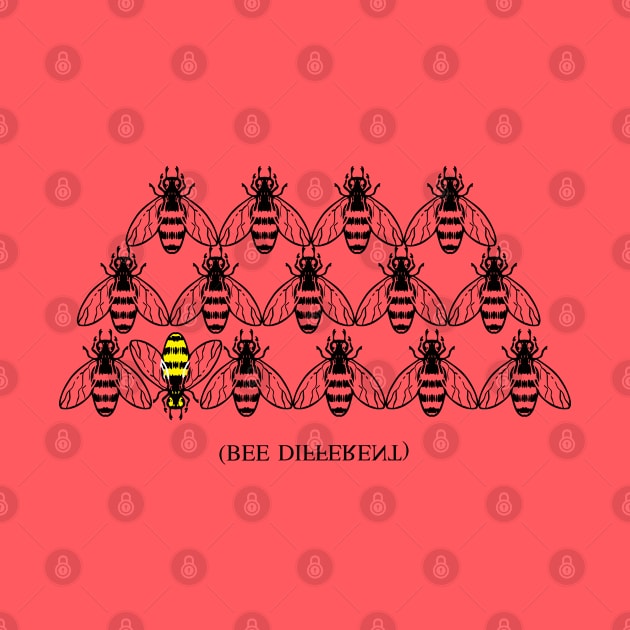 Bee Different by Alema Art