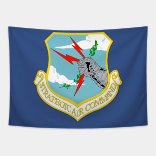 Vintage Strategic Air Command Emblem Tapestry