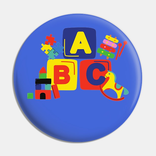 ABC Pin by TRIAL STORE