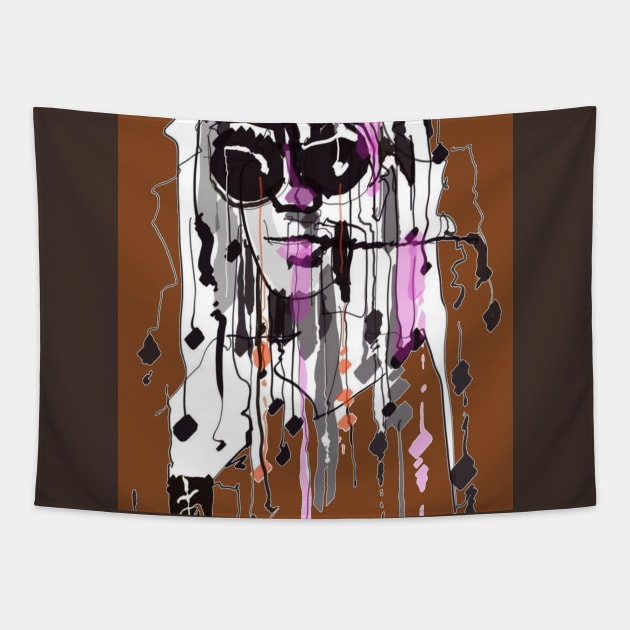 ROCK HEAD Tapestry by GALACTICA 370