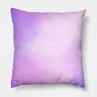 Abstract Yellow Pink Purple and Blue Tie Dye Pattern Art Pillow