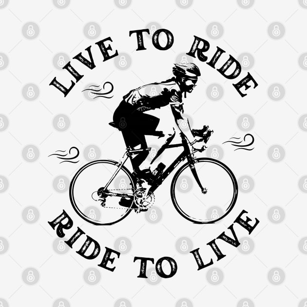 Live to Ride Ride to Live by Souls.Print