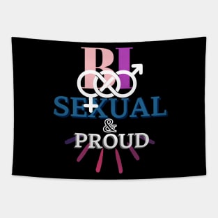 BI Sexual And Proud Lgbtq Pride Tapestry