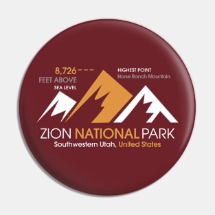 Zion National Park Pin