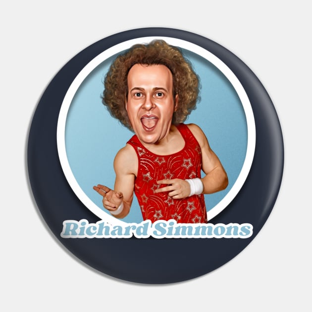 Richard Simmons Pin by Zbornak Designs