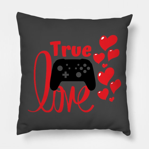 A Gamer's True Love Pillow by CreoTibi