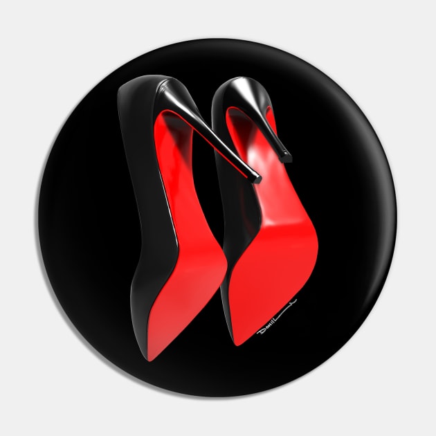 womens Red and black high heel shoes Pin by Donperion