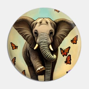 CUTE ELEPHANT Pin