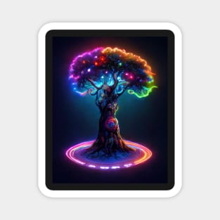 Cosmos Wishing Tree of Life and Dreams Magnet