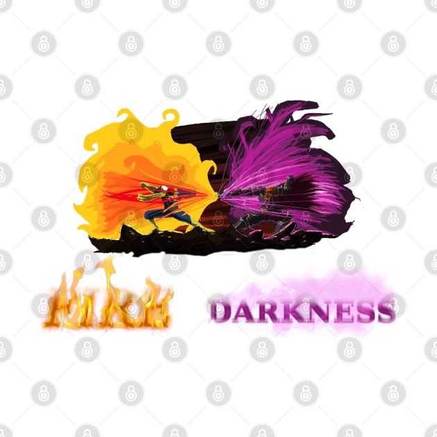 Fire vs Darkness 2 by alened