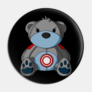 Robot Teddy Bear Pin