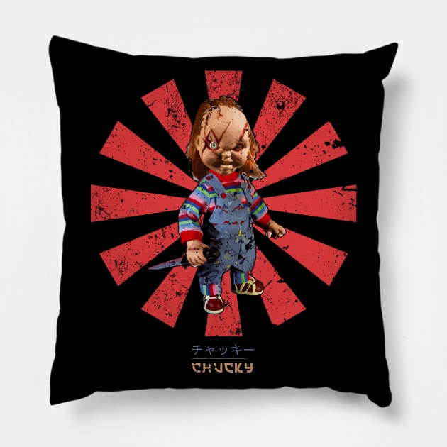 Chucky Retro Japanese Pillow by Nova5