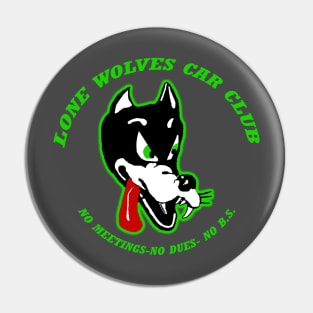 Lone Wolves Car Club Pin