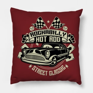 Rockability Hot Rod Pillow