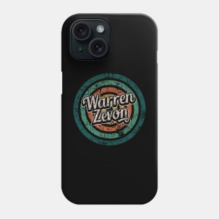 Warren Zevon // Retro Circle Crack Vintage Phone Case