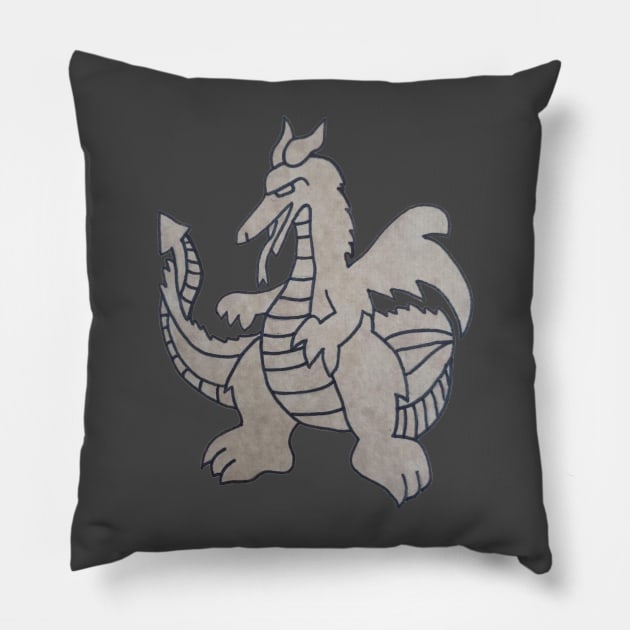 Dr Steel Dragon Tattoo Shirt Pillow by That Junkman's Shirts and more!