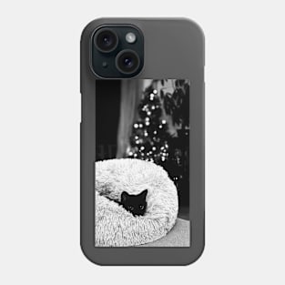 Black Cat Christmas Phone Case