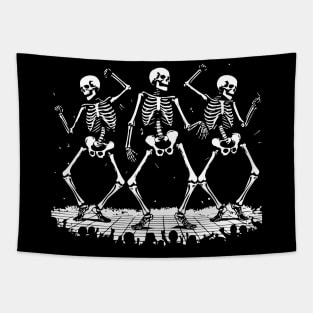 skeletons dancing Tapestry