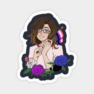 Genderfluid Pride Magnet