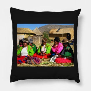 Ladies of Uros Islands Pillow