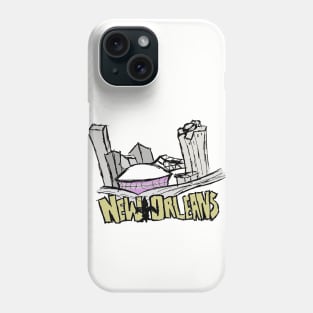 New Orleans Skyline Phone Case