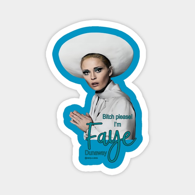 Faye Dunaway Magnet by Camp.o.rama