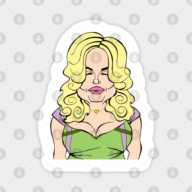 JENNIFER COOLIDGE FAN ART Magnet by cartoonistguy