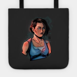 Jill Valentine resident evil 3 remake portrait Tote