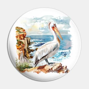 Pelican Art Pin