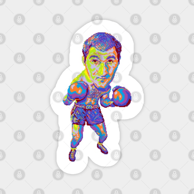 Marciano Boxing MS-Paint Pixel Art Magnet by CyberRex