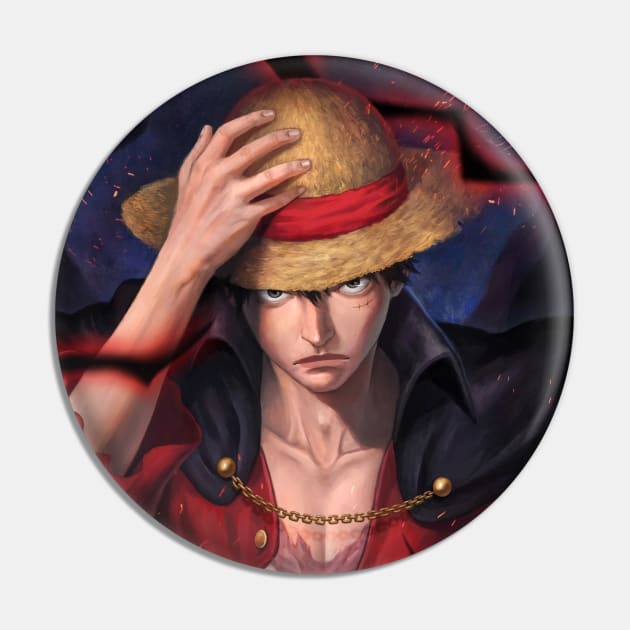 Straw Hat Pirate. Monkey D Luffy Pin by derylarrazaq