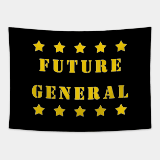 Future General 5 Star Military Kids Gift. Tapestry