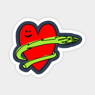 Asparagus heart : Magnet