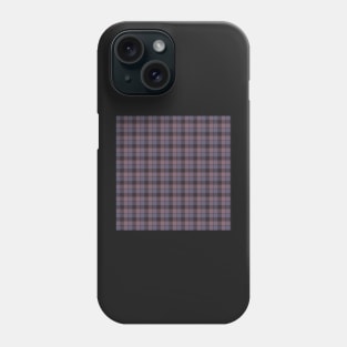 Plaid   by Suzy Hager        Amari Collection 107    Shades of Grey, Violet and Brown Phone Case