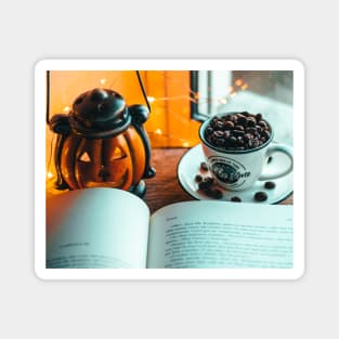 Coffee & book Magnet