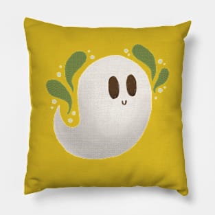 Lime Ghostie | Sticker Version Pillow