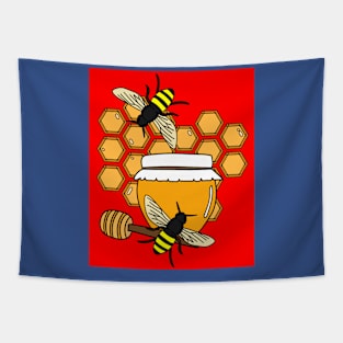 Sweet Honey Bees Beekeeper Beekeeper Tapestry