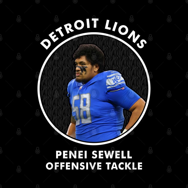 PENEI SEWELL - OT - DETROIT LIONS by Mudahan Muncul 2022