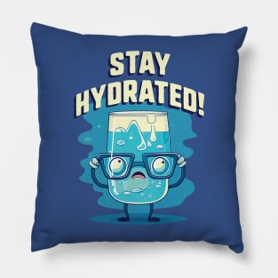 Drink Water Stay Hydrated Pillow