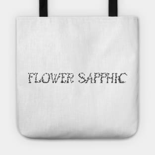 Flower Sapphic Tote