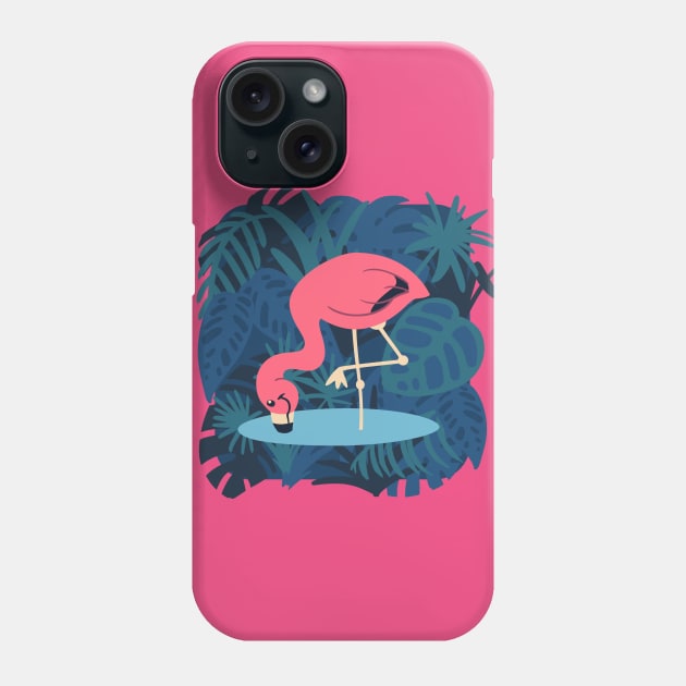 Flamingo Phone Case by Abbilaura