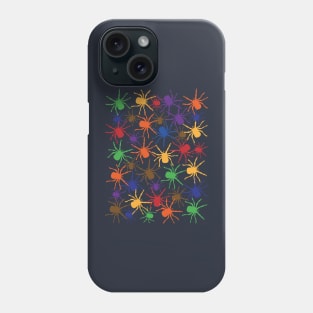 Colorful spiders Phone Case